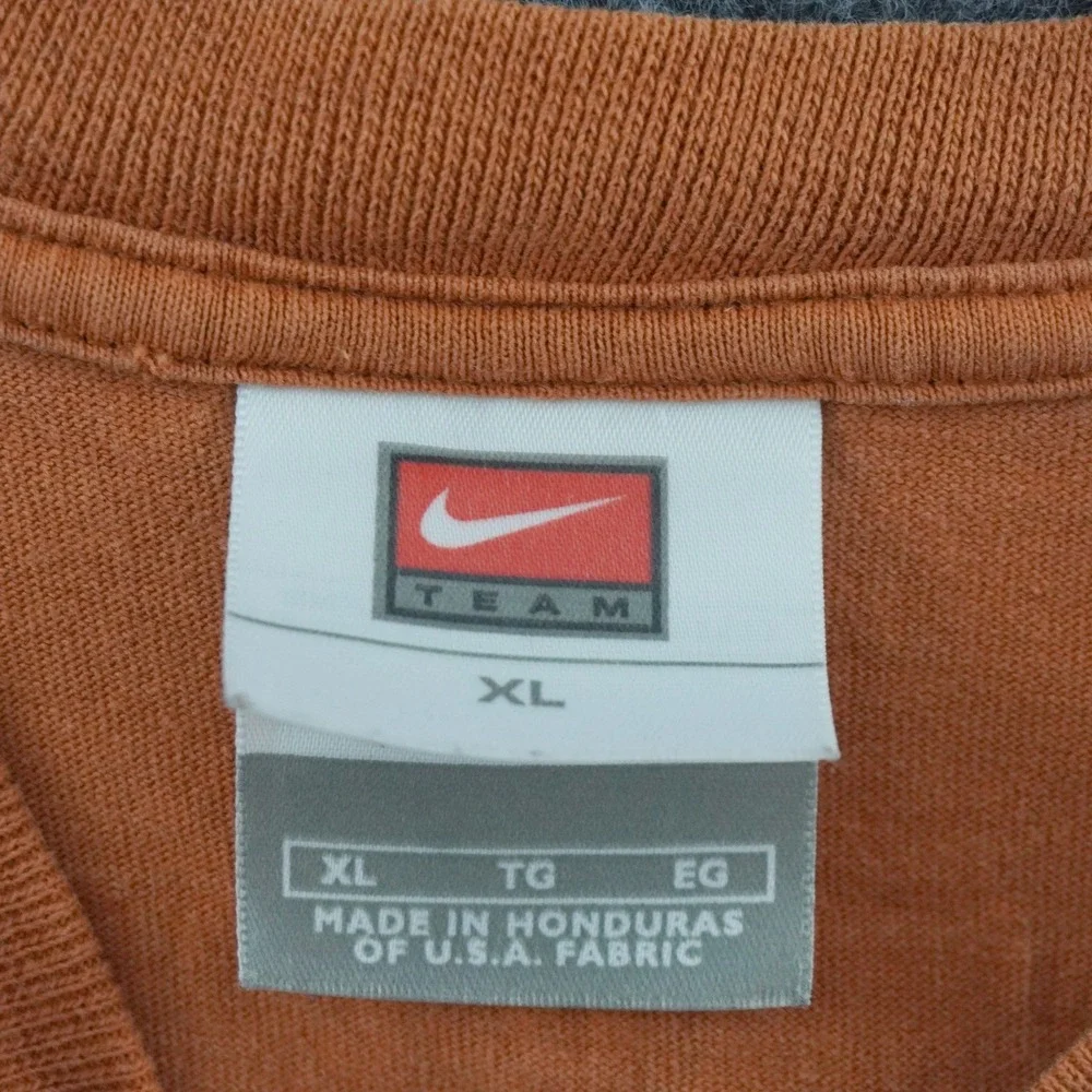 Vintage 00s Nike Texas Longhorns T-Shirt Mens XL Orange It Only Takes Eleven